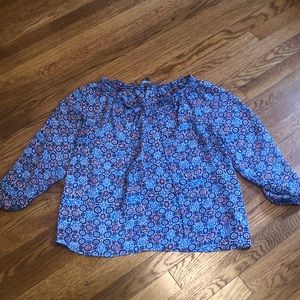 4th of July Peasant Top